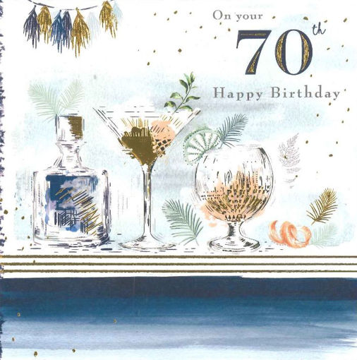 Picture of ON YOUR 70TH BIRTHDAY CARD